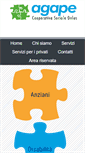 Mobile Screenshot of agapesociale.it